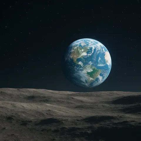 Image Depicting the Peaceful Scene of Earth