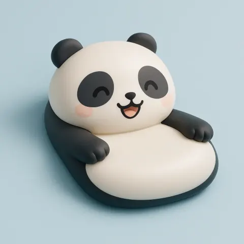 Showcasing a Charming Chibi-style Wrist Rest for Desks