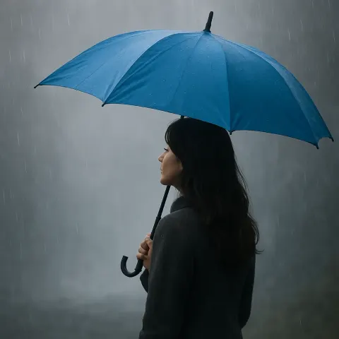Amid the Gentle Drizzle