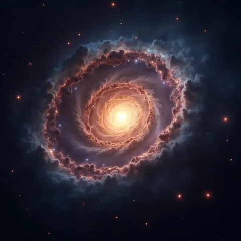 Epic Spiral Galaxy in Sweeping Cinematic Majesty