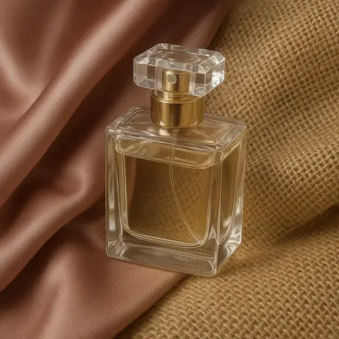 Gentle Aroma of the Perfume Lingered on the Sleek Satin