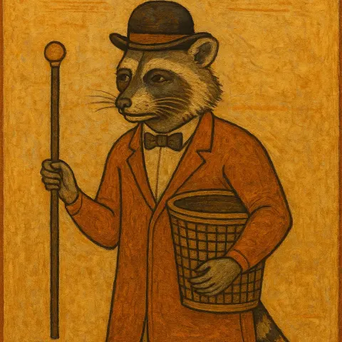 Depict a Raccoon