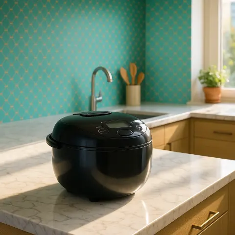 Modern Kitchen Showcases a Polished Marble Countertop