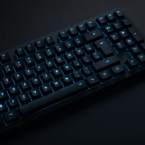 Modern Black Keyboard