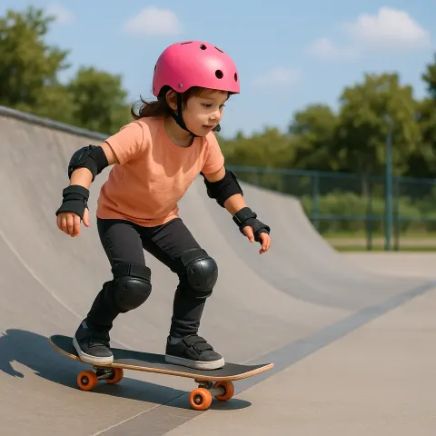 Child Wearing Protective Gear