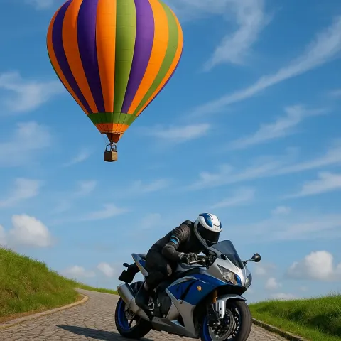 Colorful Hot Air Balloon