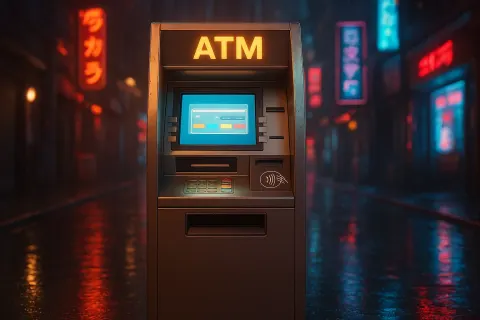 Solitary Cash Machine
