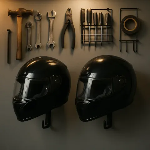 Mounted Against a Smooth Gray Wall