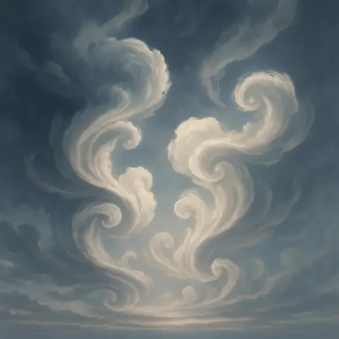 Clouds Danced Elegantly