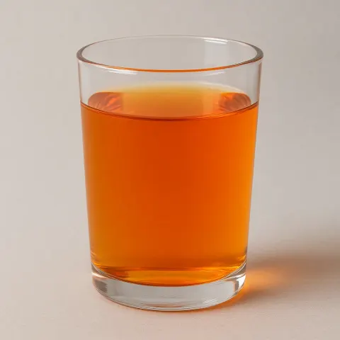 Transparent Glass Containing a Mixture of Vinegar