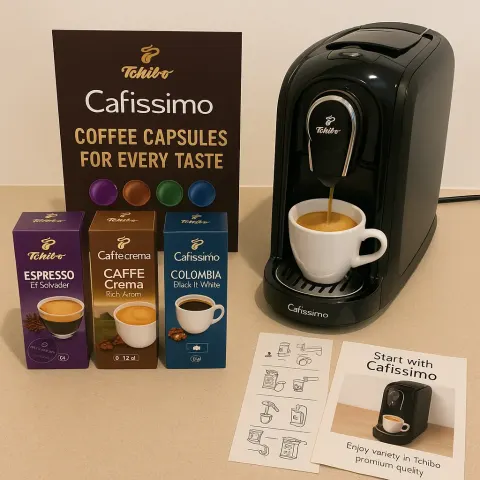 Display of a Tchibo Cafissimo Coffee Machine
