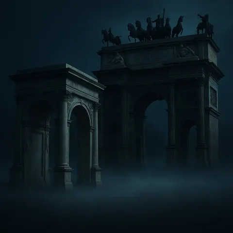 Emerging from a Dense Ground-level Fog or Mist
