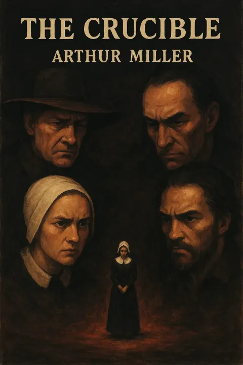 Book Cover Featuring "The Crucible" by Arthur Miller