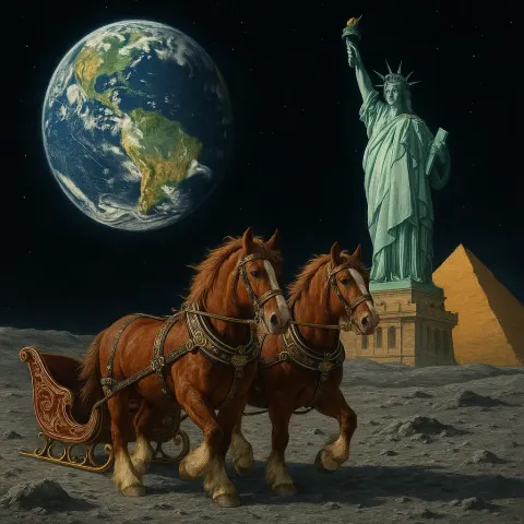 Across the Moon's