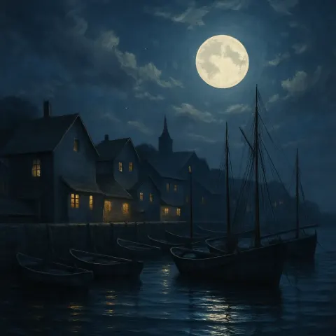 Beneath a Moonlit Sky