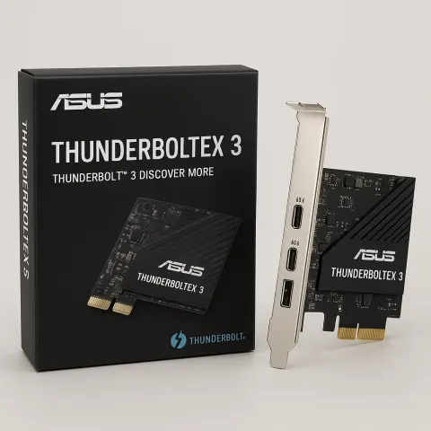 ASUS ThunderboltEX 3 Expansion Card Displayed Next