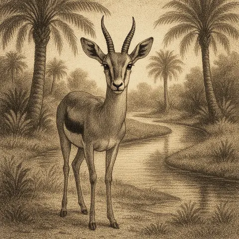 Single Thomson's Gazelle