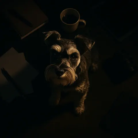 Single Miniature Schnauzer