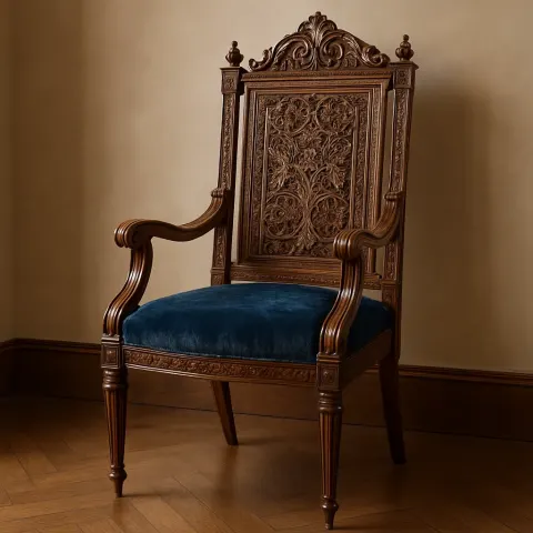 Majestic Walnut Armchair