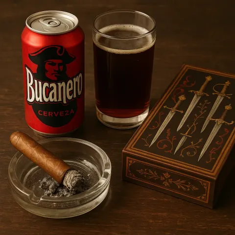 Can of Bucanero Beer
