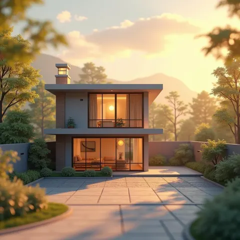 Stop Motion Korean House in Dreamy Seoul Morning