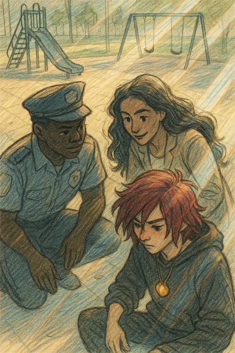 Public Servant with Very Dark Ebony Skin