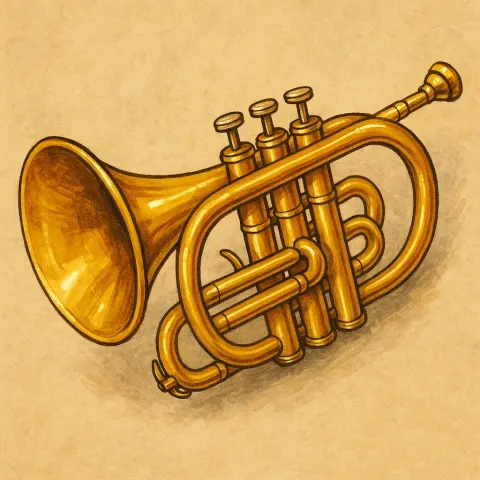 Shining Brass Instrument