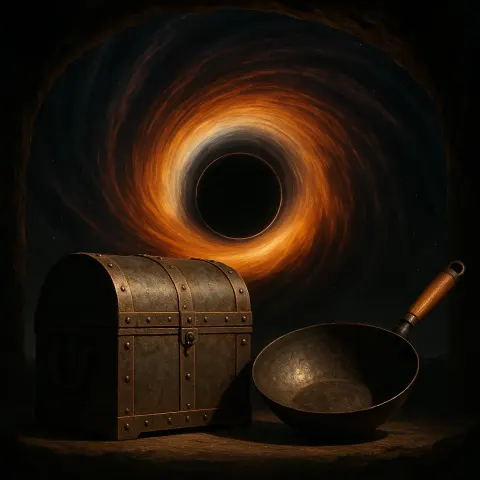Against the Swirling Depths of an Artistic Representation