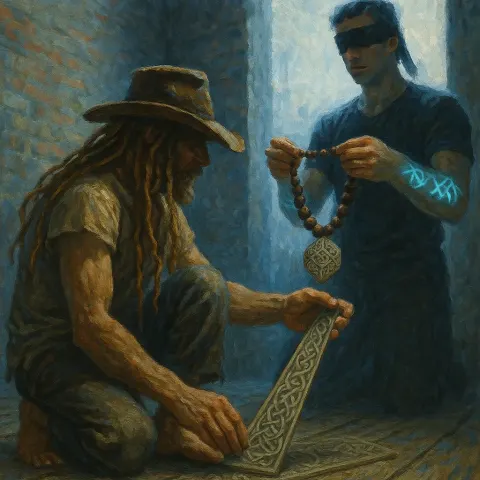 Barefoot Male Artisan