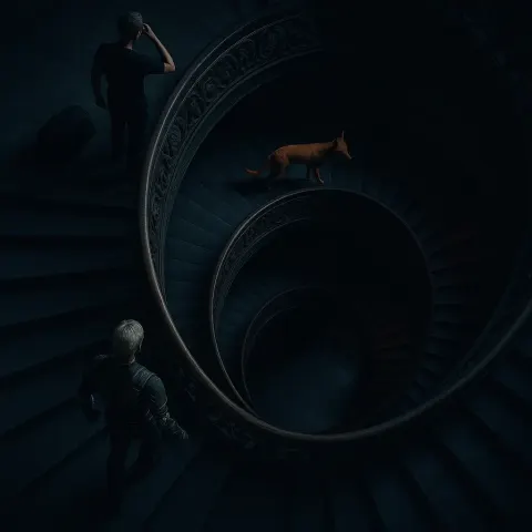 Ornate Spiral Staircase