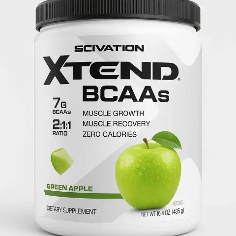 White Tub of Scivation Xtend BCAAs with Green Apple Flavor