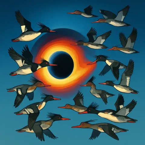 Artistic Representation of a Black Hole