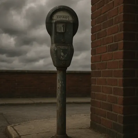 Beside a Red Brick Structure