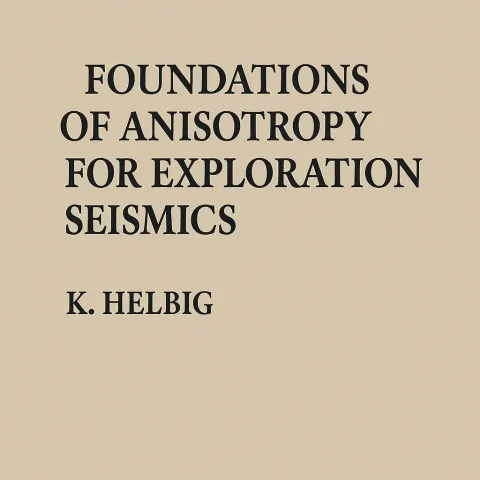 Beige Book Cover Titled "Foundations of Anisotropy for Exploration Seismics"