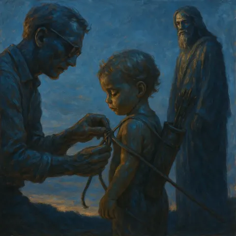 Gaunt Caregiver Character