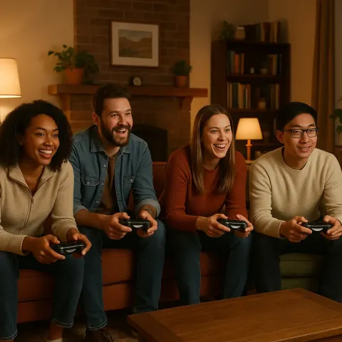 Group of People Sitting on Couches
