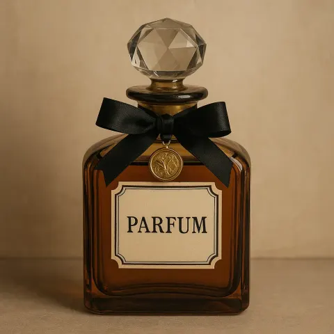 Refined Antique Fragrance Container Designed with Timeless French Sophistication