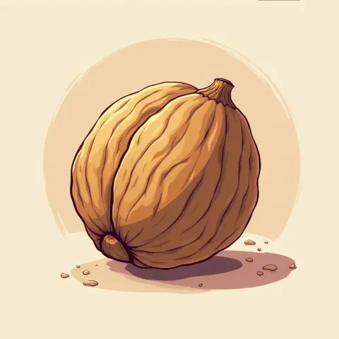 A Walnut Gets the Vibrant Anime Treatment