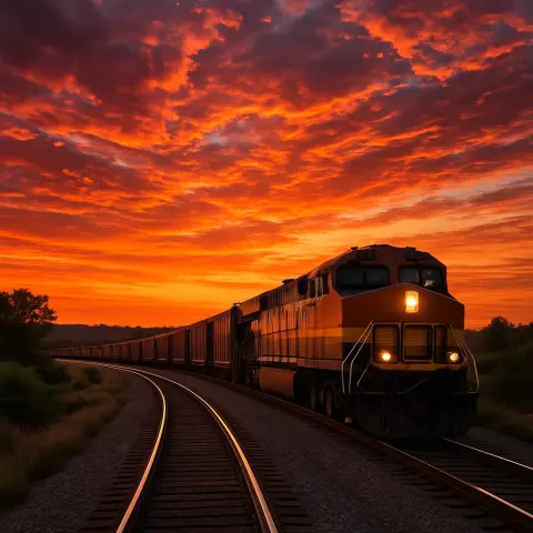 Underneath a Radiant Sunset
