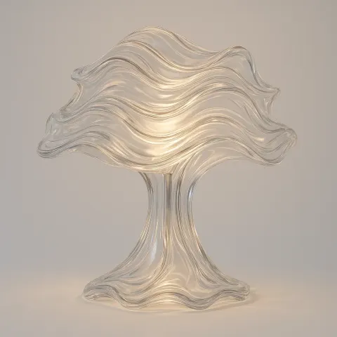 Transparent Glass Lamp That Takes Inspiration