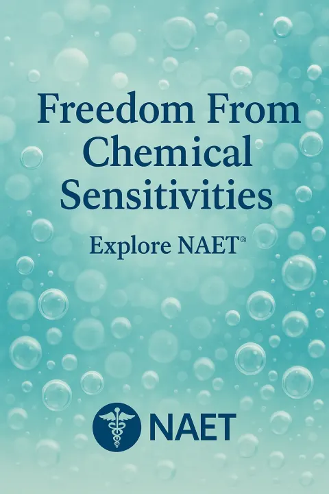 Book Cover Featuring the Title "Freedom from Chemical Sensitivities,"