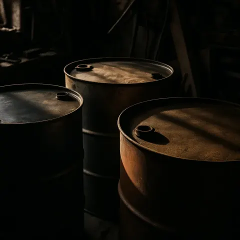 Three Varied Steel Drums