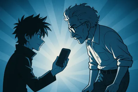 Anime-manga Style Trickster
