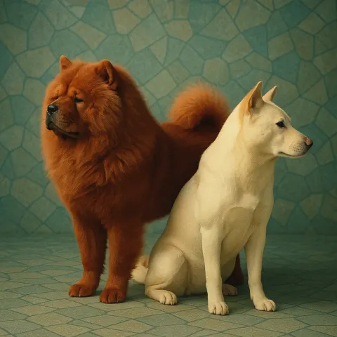 Red-coated Chow—defined by its Sturdy