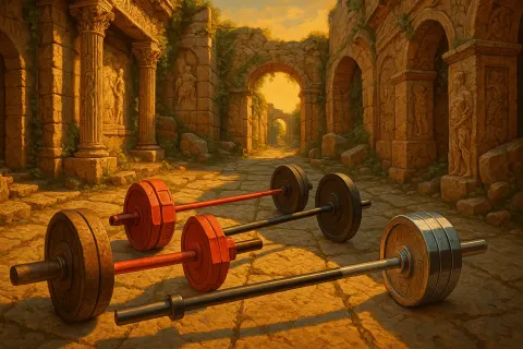 Leading Lines Draw the Eye Through Ancient Roman Ruins