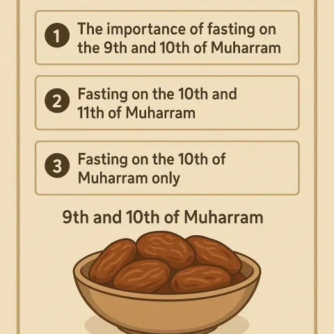 Image Explains the Degrees of Fasting on Ashura