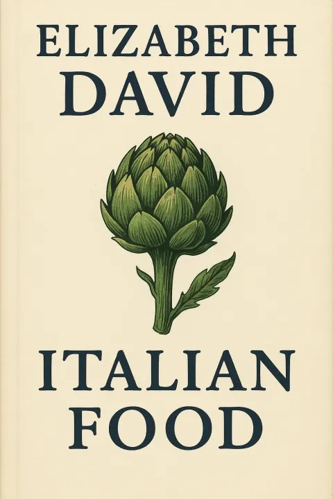 Cream-colored Book Cover Featuring the Title "Elizabeth David