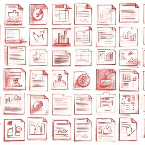 Red Chalk Whiteboard of Data and Politics