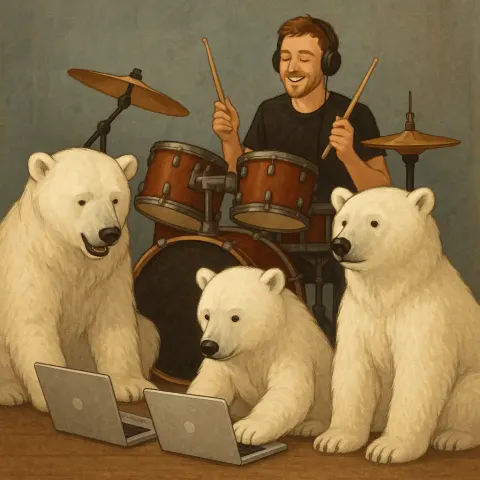 Person Performing Music