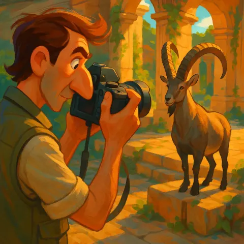 Person of European Caucasian Descent Rendered in an Expressive Disney